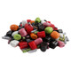 Kennys Licorice Mix, assorted red, black licorice bites, colorful candy-shelled pastels, and hollows.