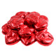 image of miniature chocolate foil lips wrapped chocolates madelaine red bulk candy valentines