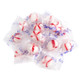 King Leo Soft Peppermint Puffs, white, individually wrapped, approx 80 candies per pound, creamy mint flavor, smooth texture.