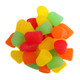 Assorted Juju Drops, rainbow colored cherry, orange, lemon, lime chewy old fashioned candy, approx 150 per lb.