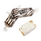 Atkinson Peanut Butter Bars, 70 individually wrapped, black & white zebra striped, crispy, crunchy, retro candy.
