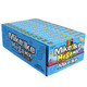 A bulk cardboard retail display case containing a 12-pack of Mike and Ike Mega Mix Theater Boxes, showcasing the vibrant, colorful packaging