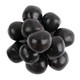 Black Cherry Chewy Sour Balls, bold black, tangy sweet and sour, approx 95 per pound, USA made candy.