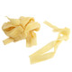 Vibrant yellow mango sour belts, approximately 50 per lb. Sweet and tangy Dorval gummy candy, super sour coated.