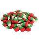 Festive red, green, white Christmas Candy Corn, aka reindeer corn, approx 412 pieces per pound, USA made.
