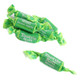 Vibrant green Apple Frooties chewy candy by Tootsie Roll, approx 140 pieces per pound, perfect for St. Patrick's Day.
