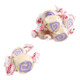 Peanut Butter & Jelly Salt Water Taffy, brown & purple, approx. 65 pieces per pound.