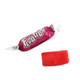 Tootsie Roll Strawberry Frooties, small red chewy candies, approx 140 per pound, sweet strawberry flavor.