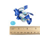 Vibrant blue Mint Colombina Mini Hard Candy, approximately 300 pieces per pound.