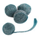 Rolled Berry Blue sour gummy belts, sweet and tangy. Approx 12 vibrant blue rolled belts per lb, great for buffets.