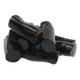 Finnska Soft Black Licorice, glossy black Finnish candy bites. Approx 90 pieces per pound.
