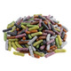 Kenny's soft chewy black licorice pastels, colorful pastel candy shells, approx 3/4 inch long, USA made retro candy.