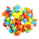 Assorted Starzmania candy stars, a colorful mix of red, blue, white, yellow, green, orange bulk candies.