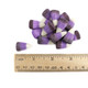 Blackberry Cobbler Candy Corn, tri-colored with distinct purple hues, approx. 250 pieces per pound for Halloween.