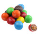 Rainbow Caramel M&M's, bulk party bag, approx 180 chocolate candies per pound.