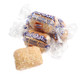 Atkinson Chick-O-Stick Bites, crispy 1-inch peanut butter candy with toasted coconut. 75 pieces per pound.