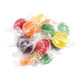 Primrose Sugar Free Assorted Fruit Hard Candy Buttons, mix of purple, green, yellow, red, bulk.
