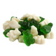 Albanese Gummy Bears, vibrant green Green Apple & Strawberry Banana flavors, chewy fruit candy.