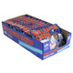 Big League Chew Big Rally blue raspberry shredded bubble gum, vibrant blue, classic baseball candy in a pouch.