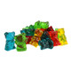 Assorted fruity 3D Gummy Chubby Bears, chewy and cute. Approx 75 colorful bears per pound.