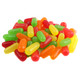 Vibrant Mike and Ike Original chewy candy, 1 lb, approx 250 pieces. Pink, orange, red, yellow, green mix.