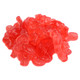 Pink gummy flamingos, approx 60 per pound, 2-inch tall, fruity chewy candy by Vidal.