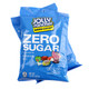 3.6oz bag of individually wrapped Sugar Free Jolly Ranchers. Assorted purple, red, green, and pink hard candies.