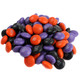 Halloween M&M's, 1lb bag, black, purple, orange candy. Approx 500 pieces, perfect for spooky celebrations.