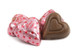 image of fudge filled hearts foil wrapped chocolates palmer chocolate pink candy girl baby shower bulk