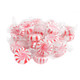 Colombina Peppermint Starlight Mints, individually wrapped, white and red striped, approx 100 pieces per pound.
