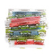 Approx 45 Sour Punch Straws per lb, individually wrapped, rainbow assortment: Strawberry, Green Apple, Cherry, Blue Raspberry.