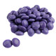 Vibrant purple M&M's candy, approx. 500 pieces per pound. Classic round candy-coated chocolates for parties.