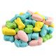 Pastel mellocreme Easter eggs and bunnies candy mix, approx 95 pieces per pound.