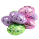 Palmer Cookie and Cream Easter Eggs, creamy white candy, dark chocolate cookie bits, approximately 90 miniature eggs.