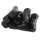 Finnska Salty Soft Black Licorice, many dark black pieces, soft chewy texture, imported Finnish candy, rich salty flavor.