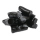 Finnska Salty Soft Black Licorice, deep black candy pieces, imported Finnish, Gerrit Verburg brand.