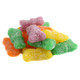 Pastel sour gummy bunnies, assorted grape, lemon, tangerine, apple flavors. Approx 100 Easter candies per pound.