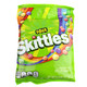 Sour Skittles 5.7oz, a vibrant mix of sour red, green, yellow, orange, and purple candy pieces.