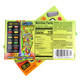 The back of a Mike and Ike Mega Mix SOUR Theater Box, showing the nutrition facts panel, ingredients list, and allergen safety information