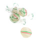 Leman's Mint Hard Candy, individually wrapped church mints with red and green stripes. Peppermint flavor, 75 pieces per pound.