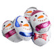 48 adorable Palmer Cookie and Cream Snowmen Candy, white foil-wrapped Christmas creamy candy with cookie bits.