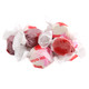 Berries & cream Conversation Hearts Salt Water Taffy, pastel heart shapes with sweet messages, approx. 60 pieces per pound, Valentine's Day candy.