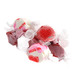 Valentine's Day Conversation Hearts Salt Water Taffy, berries & cream flavor, with endearing messages, approx 60 pieces per pound.