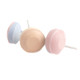 Unwrapped Smarties lollipops, pastel colors, 50 fruity vegan lollies per pound.