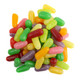 Sour Mike and Ike chewy candies, brightly colored red, green, yellow, and purple fruit flavors for a tangy, lip-puckering experience.