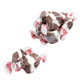 Salt Water Taffy Cookies & Cream candy, approximately 65 brown and white pieces, nut-free, gluten-free, USA-made.