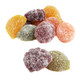 Gustaf's Fruit Pastilles, assorted red, yellow, green, orange, purple sugar-coated chewy English candy.