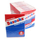 Bazooka Throwback Original bubble gum, 12 pack box, red, blue, white 1980s graphics, classic comics, 5 sticks per wallet.