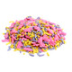 Unicorn Sprinkles, magical mix of pastel purple and yellow sprinkles with adorable unicorn shapes for baking.
