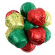 Palmer Chocolate Flavored Christmas Bells, bright assorted foil-wrapped, approximately 45 pieces per pound.